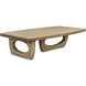 Douglas 72 X 37.5 inch Bleached Walnut Coffee Table