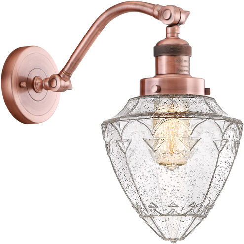 Franklin Restoration Bullet LED 7 inch Antique Copper Sconce Wall Light