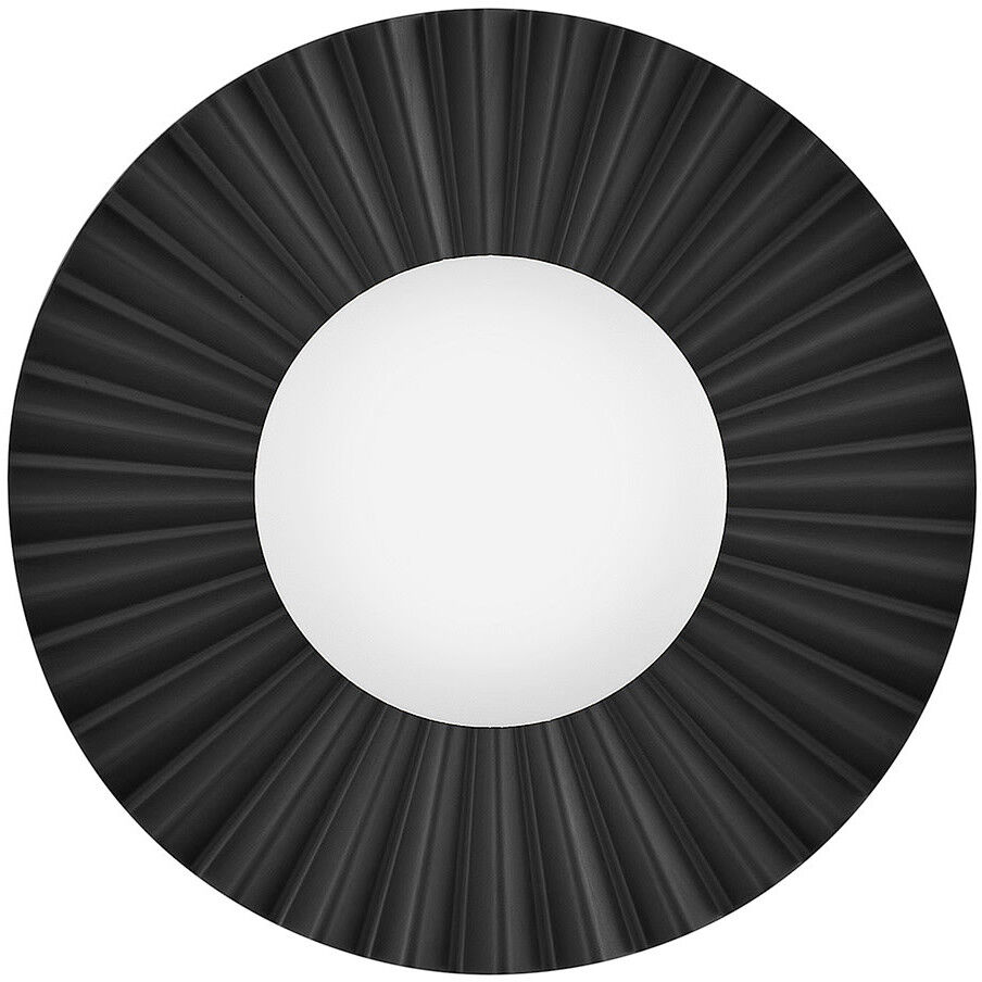 Stevie 1 Light 9.75 inch Black Flush Mount Ceiling Light, Small