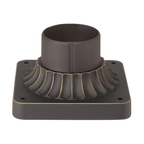 Outdoor 4 inch Oiled Bronze Outdoor Pier Mount Flange