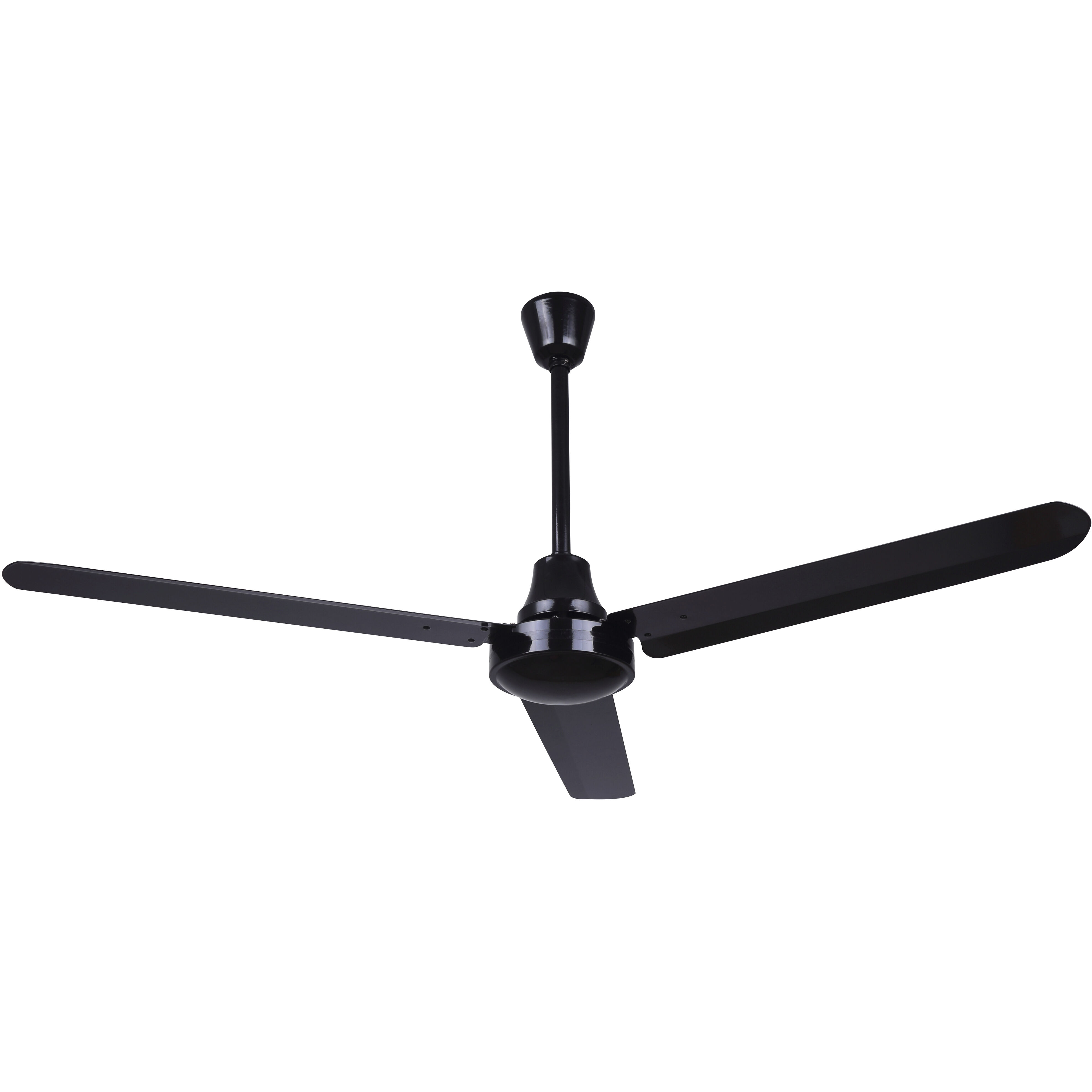 DC 56 inch Black Industrial Ceiling Fan