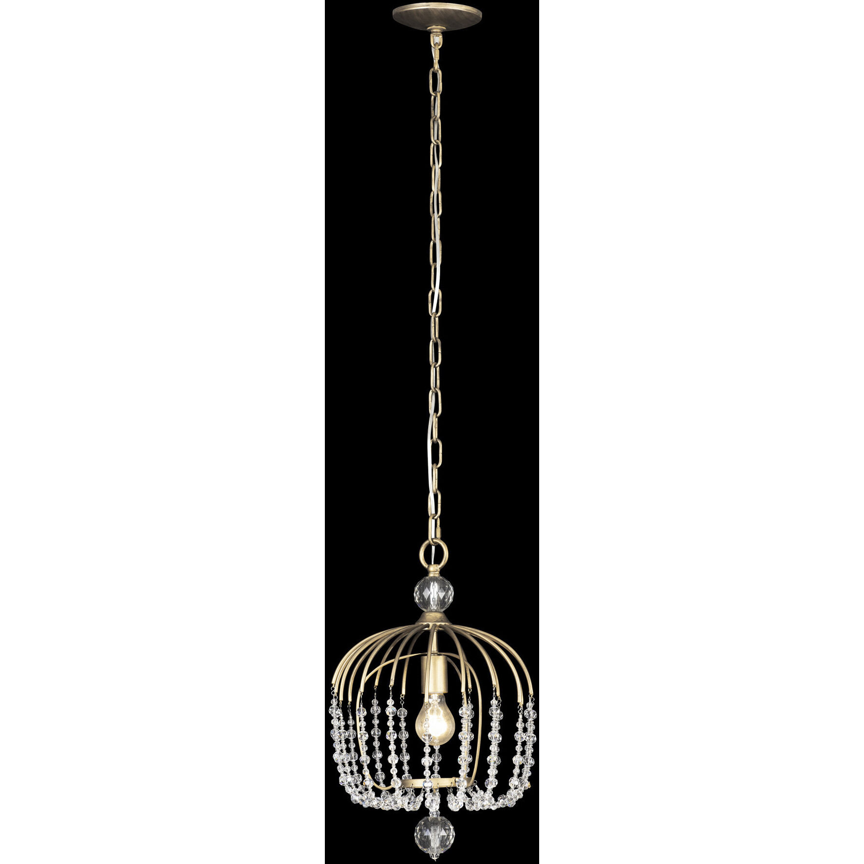 Voliere 1 Light 12.5 inch Havana Gold Pendant Ceiling Light