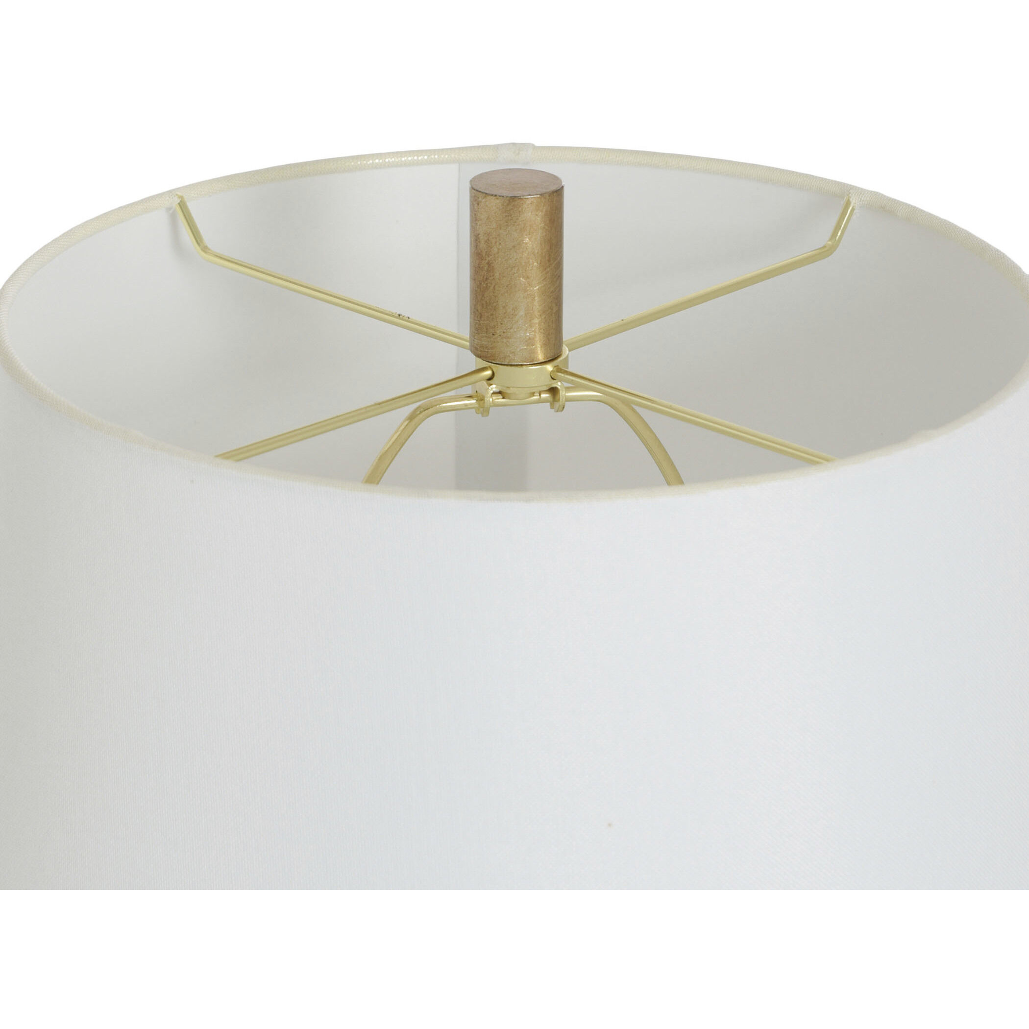 Signature 25 inch 100 watt Gold Table Lamp Portable Light