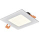 Mercury Integrated LED White Recessed Light