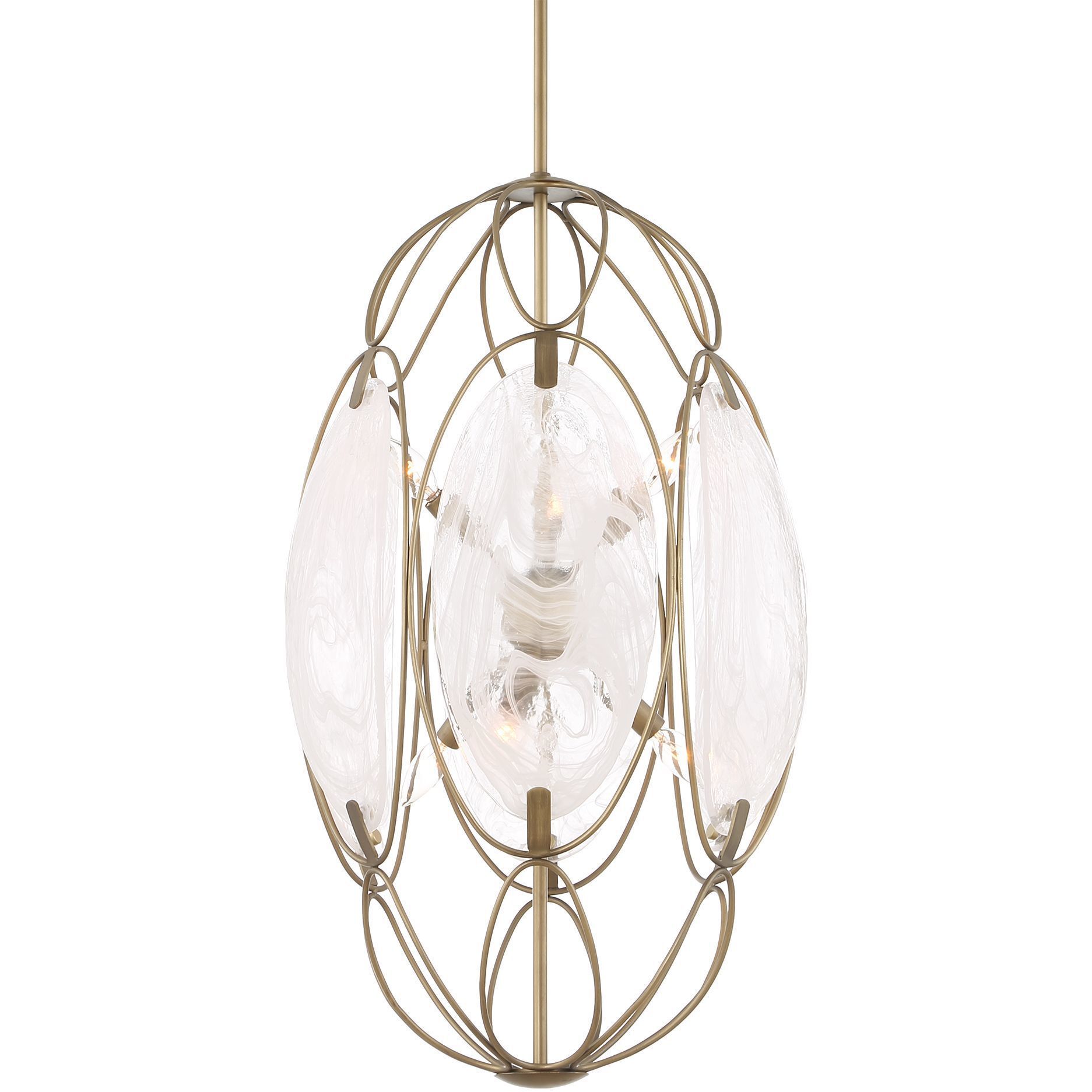 Valencia 6 Light 19 inch Soft Gold Pendant Ceiling Light