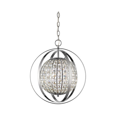 Olivia 1 Light 18 inch Polished Nickel Pendant Ceiling Light