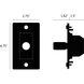 1G 100-120 White Dimmer Switch, LED
