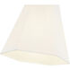 Alora Mood Manila Pendant Ceiling Light in Aged Gold and White Linen