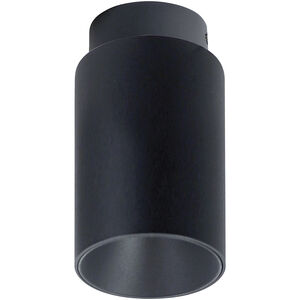 iLENE Surface Mount Mini Cylinder Ceiling Light in Black, 3500K, 2000