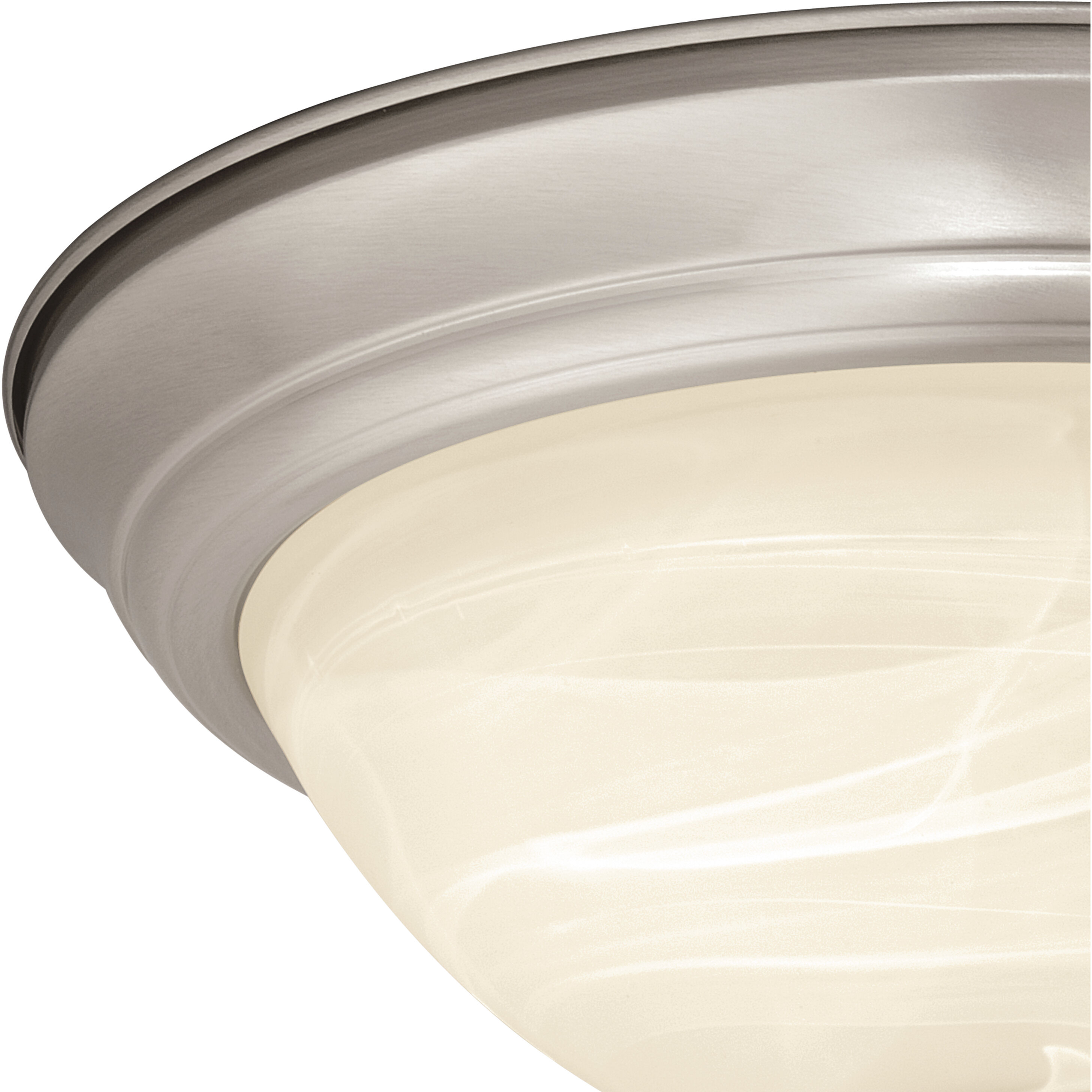 Stevens LED 13 inch Satin Nickel Flush Mount Ceiling Light