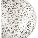 Stassi White with Black Orbs, Set of 5