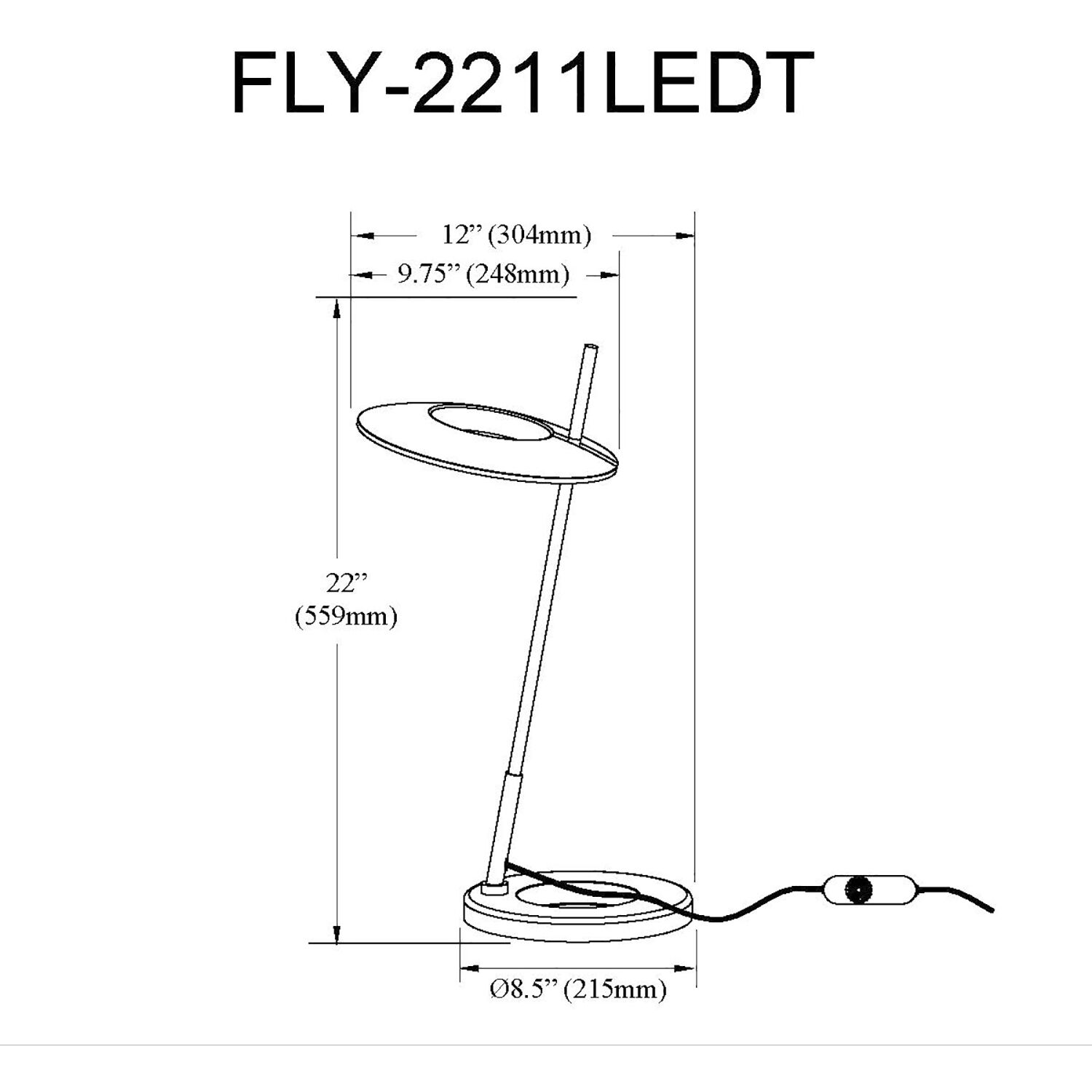 Finley 22 inch 11.00 watt Matte Black Table Lamp Portable Light
