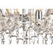 Maria Theresa 4 Light 18 inch Chrome Flush Mount Ceiling Light in Royal Cut