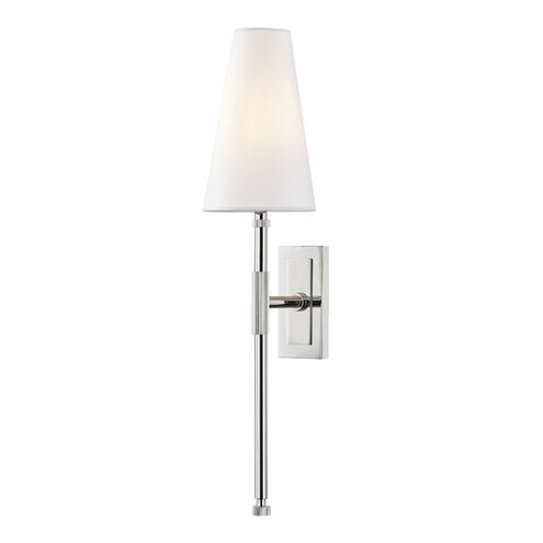 Bowery 1 Light 5 inch Polished Nickel Wall Sconce Wall Light