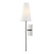 Bowery 1 Light 5 inch Polished Nickel Wall Sconce Wall Light