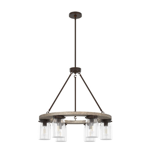 Devon Park 6 Light 27 inch Onyx Bengal Chandelier Ceiling Light