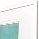 Verdigris Vista Blue and Turquoise Framed Art