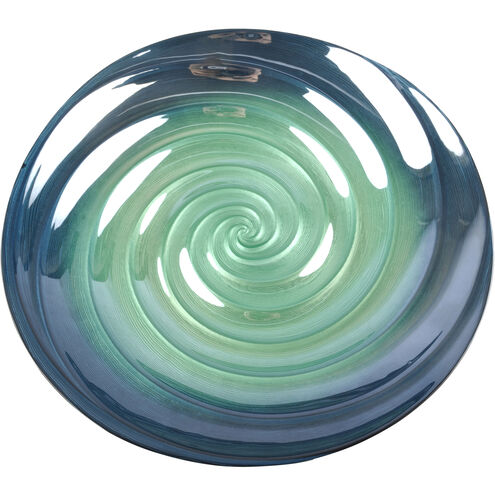 Anita 16.9 X 16.9 inch Blue/Green Charger