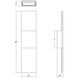 Flat Box LED 25 inch Textured Gray Indoor-Outdoor Sconce