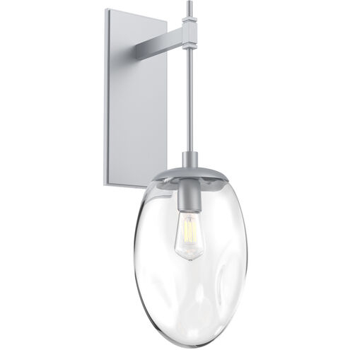 Meteo Incandescent 1 Light 8 inch Classic Silver Indoor Sconce Wall Light, Tempo Nebula