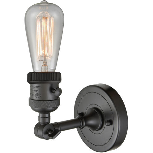 Franklin Restoration Bare Bulb 1 Light 5 inch Oil Rubbed Bronze Sconce Wall Light