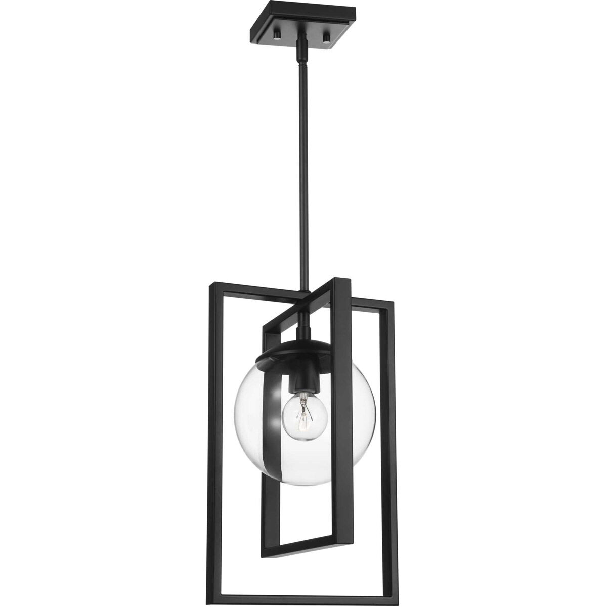 Atwell 1 Light 8 inch Matte Black Pendant Ceiling Light