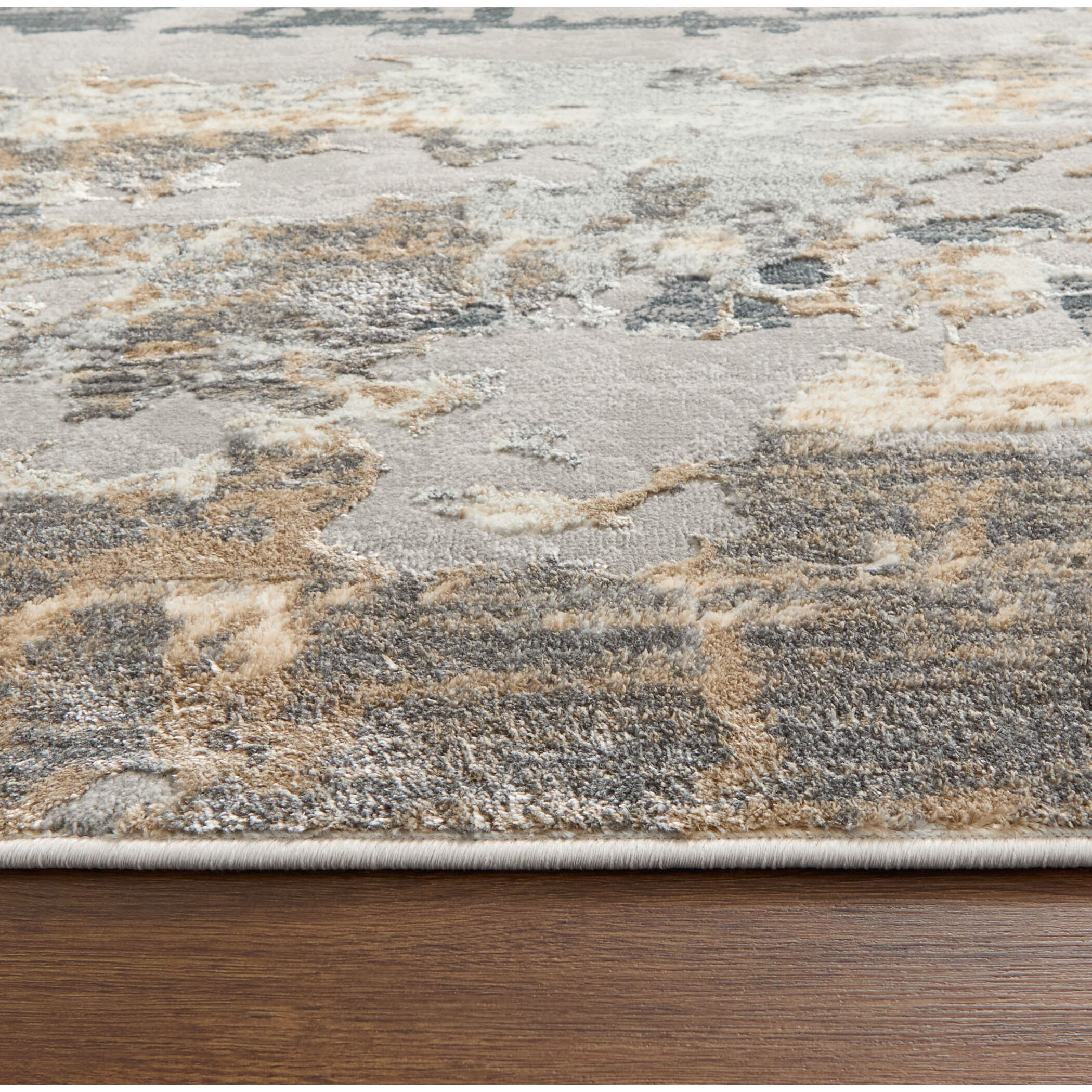 Jasmine 90 X 63 inch Mineral Tones Rug in 5 x 7