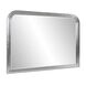 French Philippe 48 X 34 inch Bright Silver Mantel Mirror