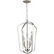 Romee 6 Light 15 inch Brushed Nickel Foyer Pendant Ceiling Light, Medium