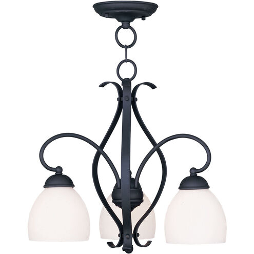 Brookside 3 Light 20 inch Black Convertible Chain Hang/Ceiling Mount Ceiling Light