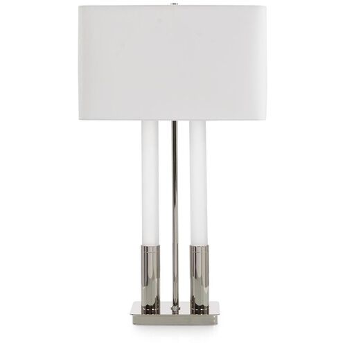 Gemini 32 inch 150.00 watt Polished Nickel Table Lamp Portable Light