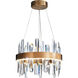 Canada LED 24 inch Gold LED Chandelier Ceiling Light