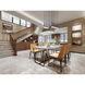 Stari Linear Chandelier Ceiling Light in Matte Black