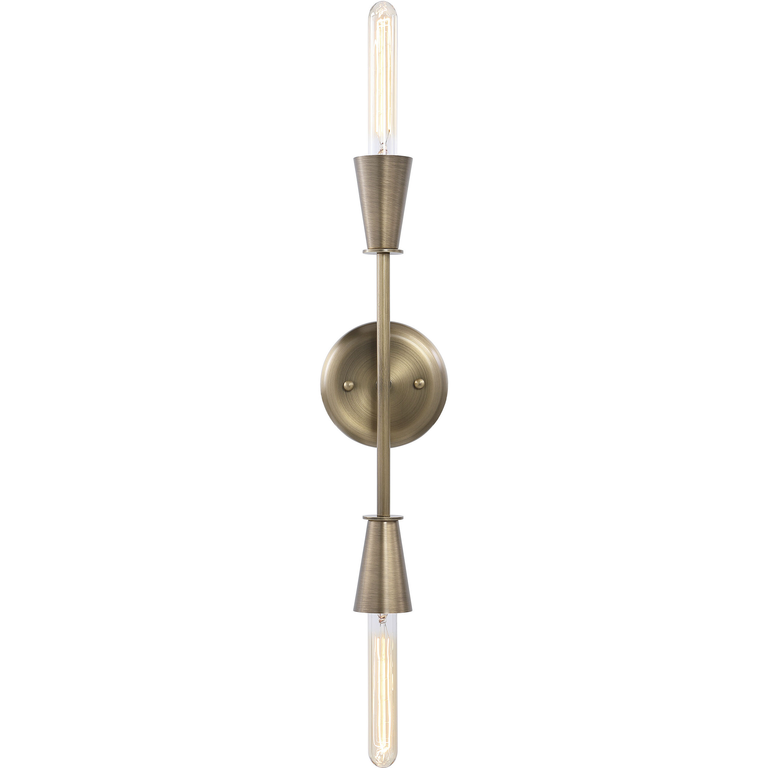 Mariana 2 Light 5 inch Dark Antique Brushed Brass Sconce Wall Light
