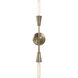 Mariana 2 Light 5 inch Dark Antique Brushed Brass Sconce Wall Light