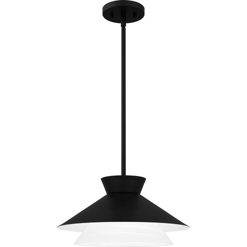 Lionel 1 Light 15 inch Matte Black Pendant Ceiling Light, Large