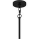 Caledonia 1 Light 14 inch Matte Black Mini Pendant Ceiling Light, Small