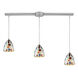 Versailles 3 Light 36 inch Satin Nickel Mini Pendant Ceiling Light