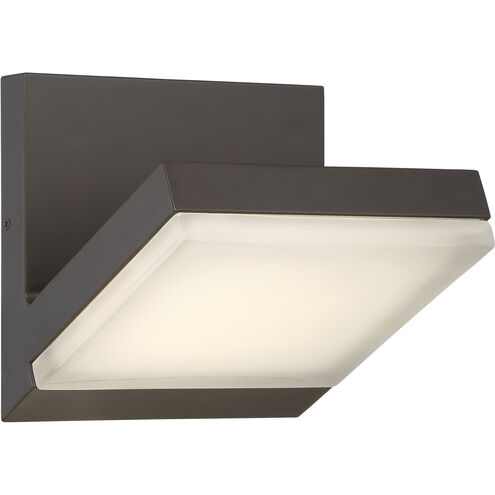 Angle LED 6 inch Oil Rubbed Bronze Wall Sconce Wall Light, Outdoor