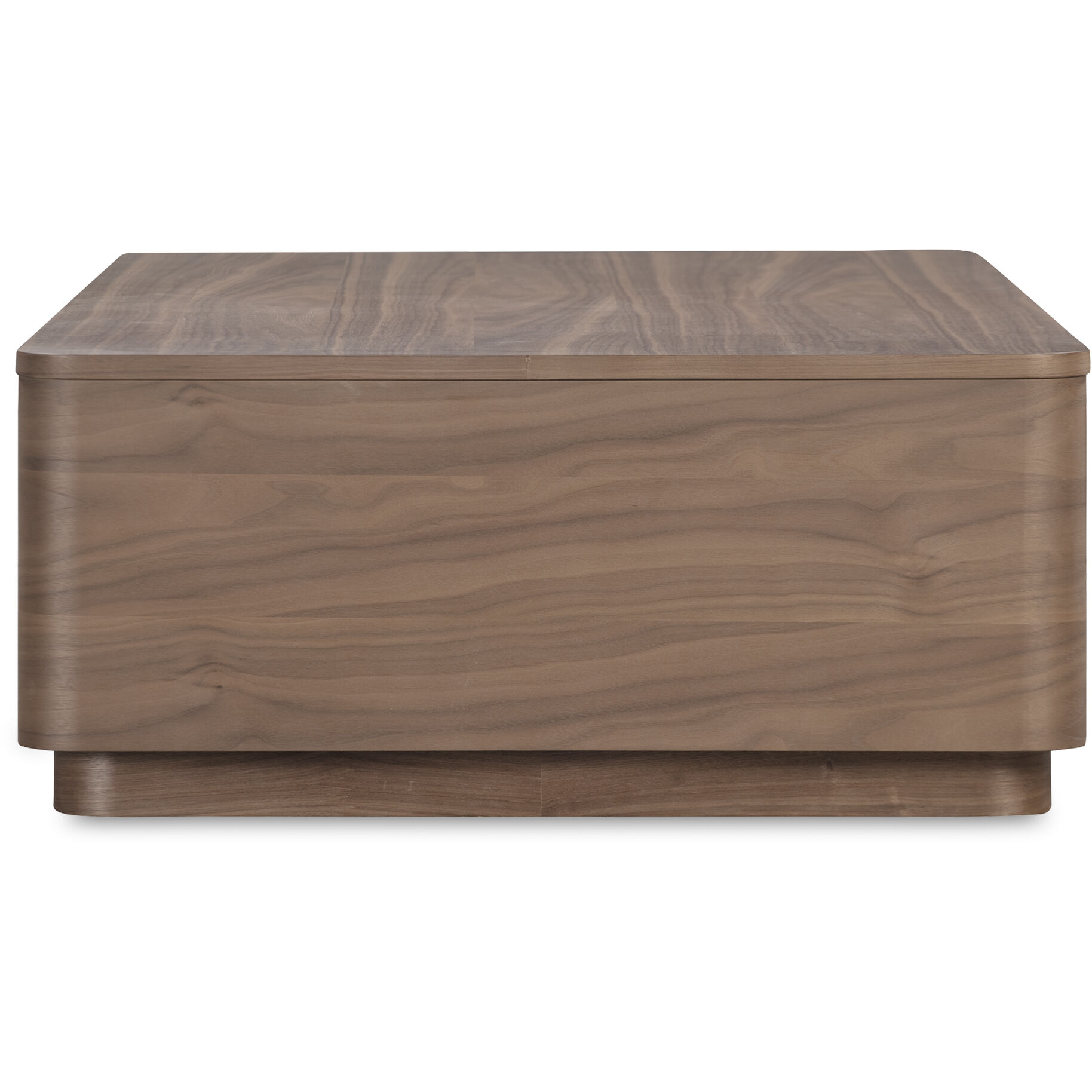 Round Off 55 X 30 inch Brown Coffee Table