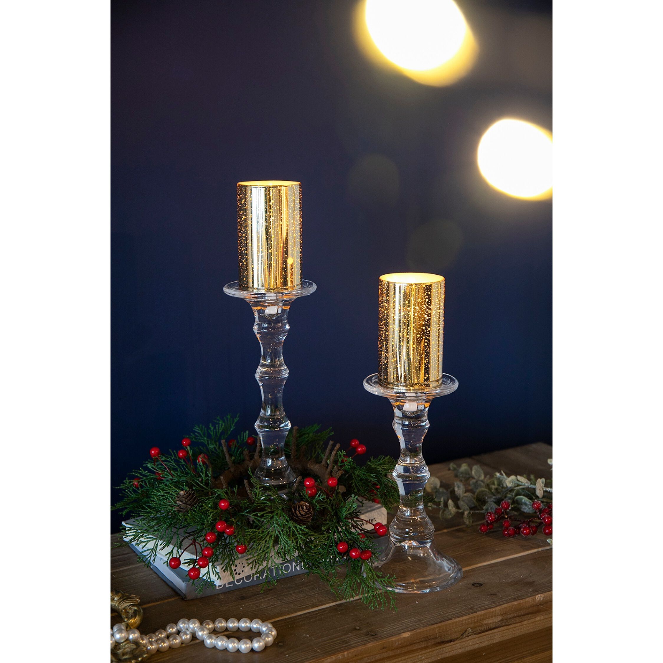 Speckled 5 X 3 inch LED Candle