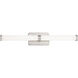 Loupe LED 28 inch Brushed Nickel Bath Vanity Light Wall Light
