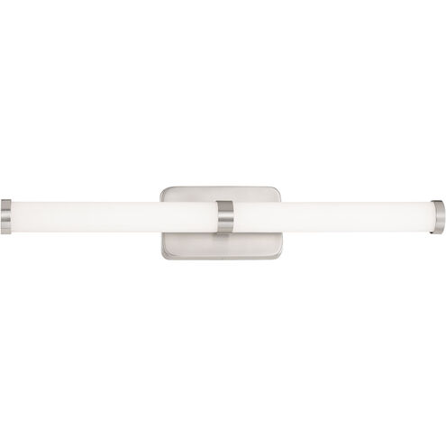 Loupe LED 28 inch Brushed Nickel Bath Vanity Light Wall Light