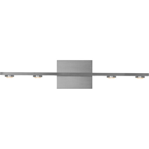 Aurora 4 Light Brushed Aluminum Wall Sconce Wall Light