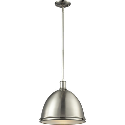 Mason 1 Light 13 inch Brushed Nickel Pendant Ceiling Light