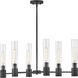 Shea 6 Light 34 inch Black Chandelier Ceiling Light