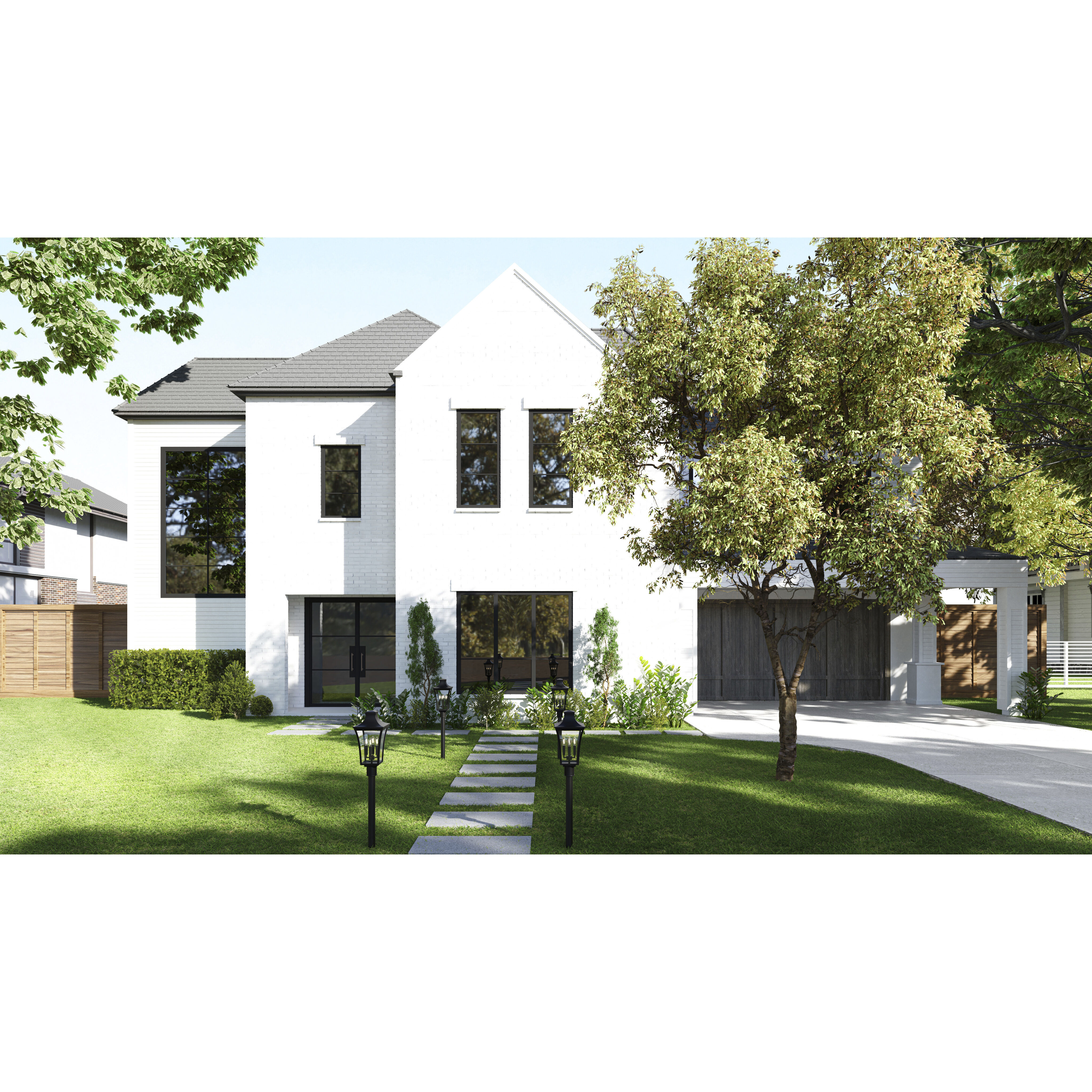 Quentin 4 Light 21.5 inch Earth Black Outdoor Post Lantern, Large