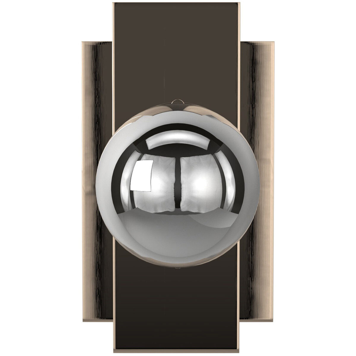 EVOLV LED 3.5 inch Brushed Brass ADA Wall Sconce Wall Light, Luna Family