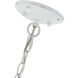 Katarina 7 Light 28 inch Antique White with Antique Brass Accents Chandelier Ceiling Light