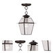 Westover 1 Light 7.5 inch Bronze Small Outdoor Pendant Lantern